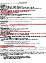 Đề cương ôn tập học kì I Công nghệ lớp 10
